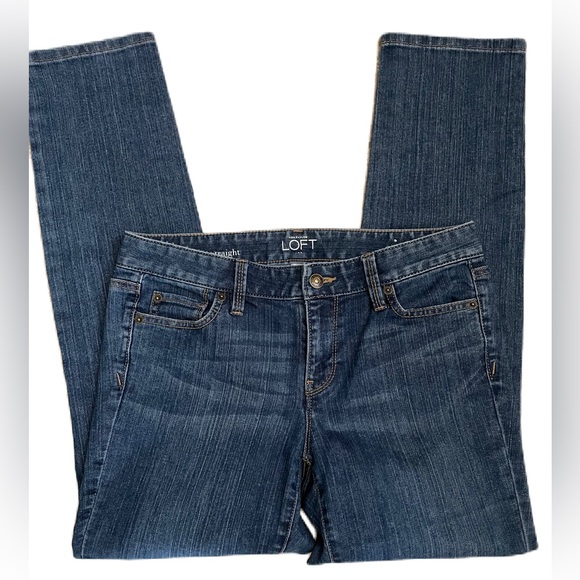 Ann Taylor Loft Modern Straight Leg Ladies Denim Jeans - Size 4P - Picture 11 of 12